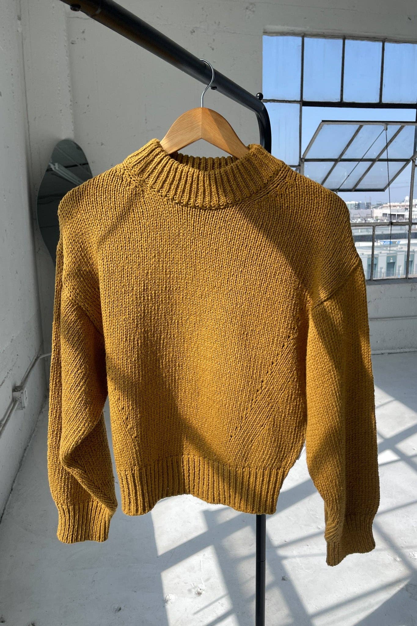 Zoe Cotton Sweater (2XS/S - 2M/L): Dijon / 2XS/S - 2M/L
