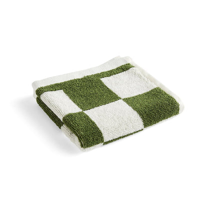 Check Wash Cloth: Matcha