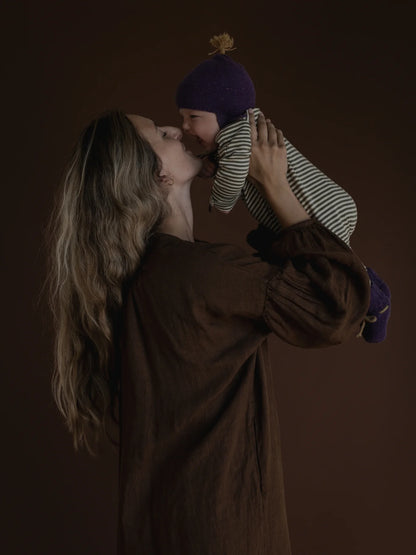 Fern Stripes Zip Sleepsuit