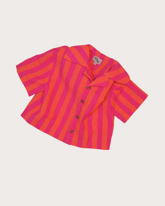 Billie Linen Stripe Shirt