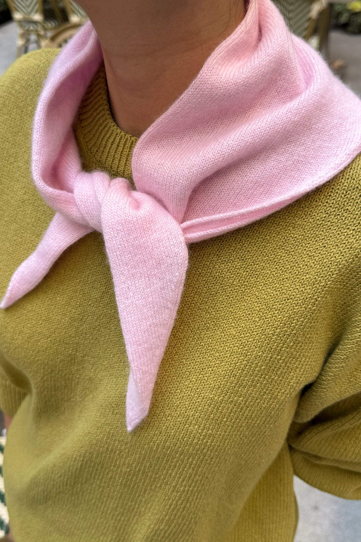 Cashmere Bandana - Baby Pink