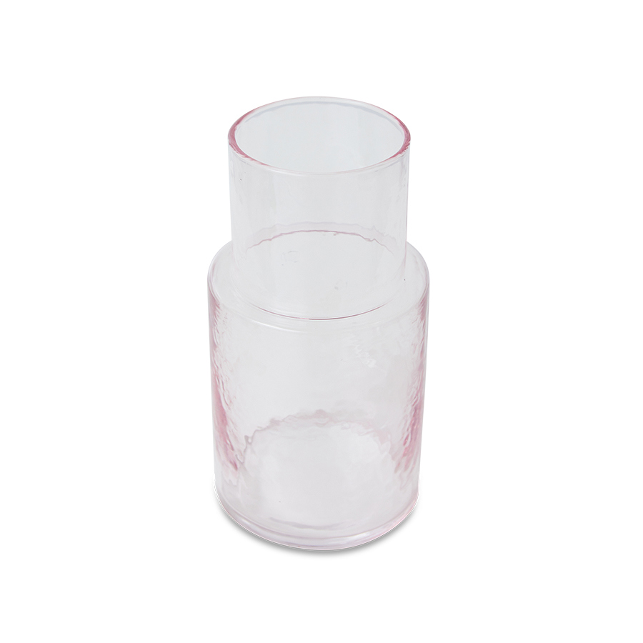 Tube Glass Carafe - Blush