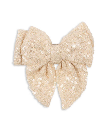 Aries Sequin Bow Hair Clip
