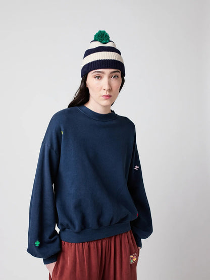 Navy Relaxed Sweatshirt