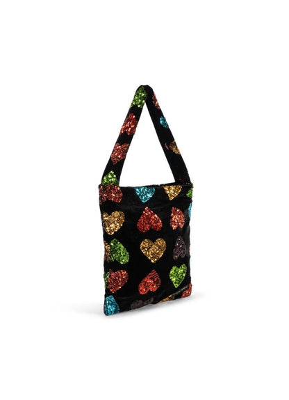 Cuore Glitter Heart Bag