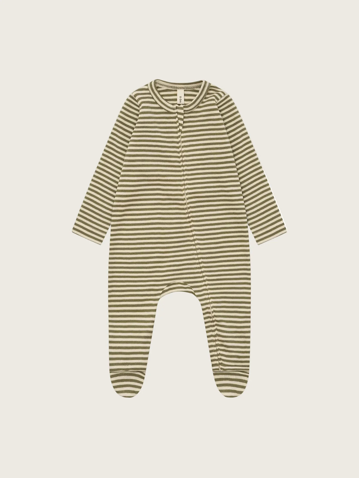 Fern Stripes Zip Sleepsuit