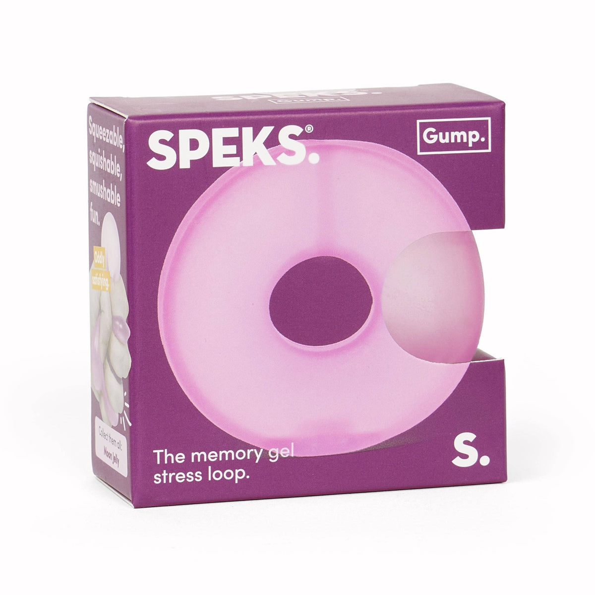 *New* Speks Loop Gump 48 Display Mix - The Memory Gel Stress Ring - 6cm