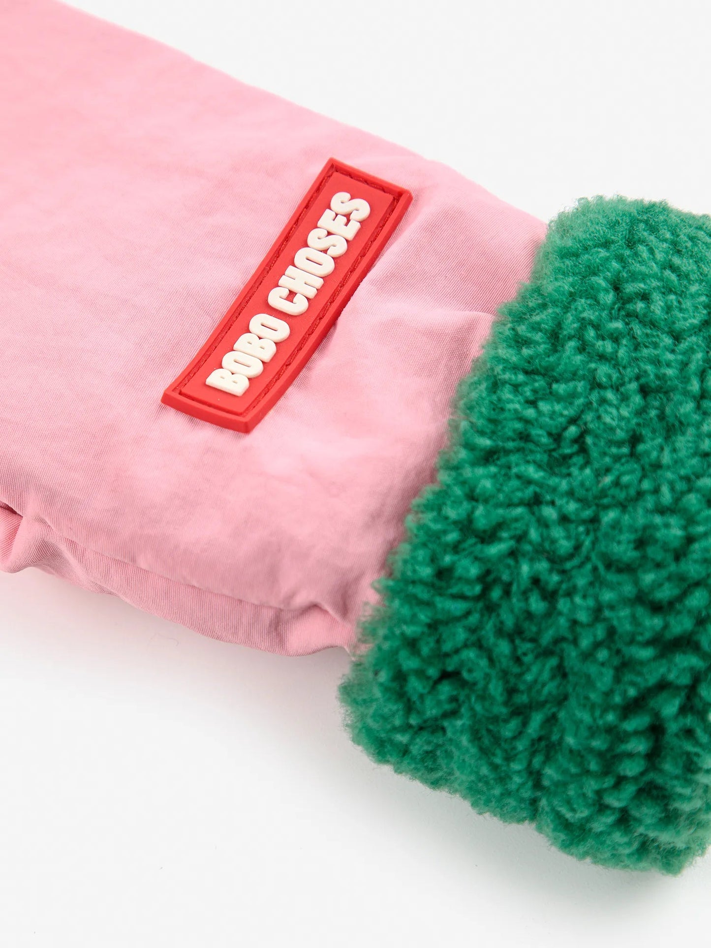 Bicolour Mittens - Pink/Green