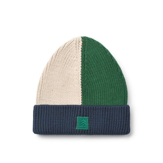 Ezra Beanie - Classic Navy Multi Mix