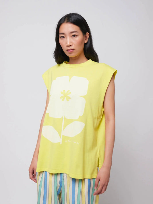 Flower Tank Top - Yellow