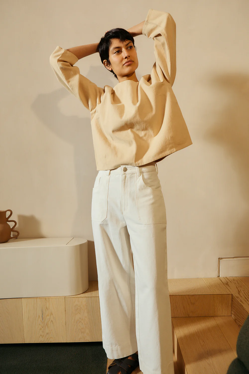 Oslo Top - Beige
