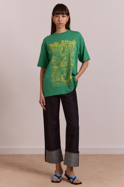 Daily Rituals Graphic Tee - Green