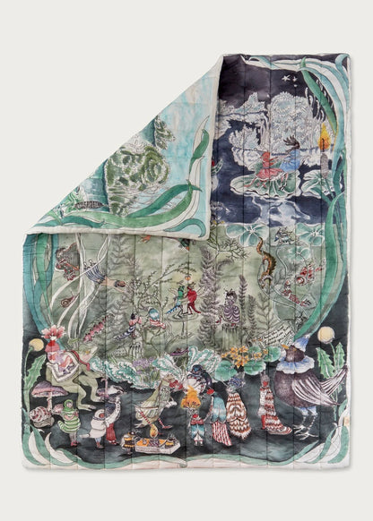 THE POND DANCE QUILTED BLANKET SMALL