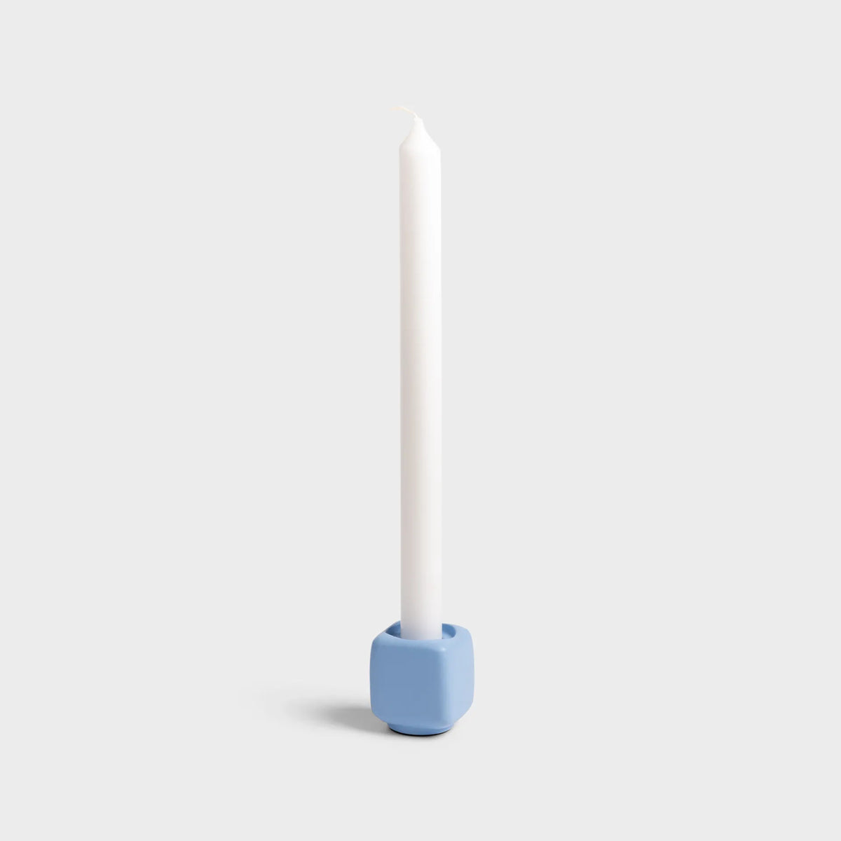 Candle Holder Chunk - Light Blue