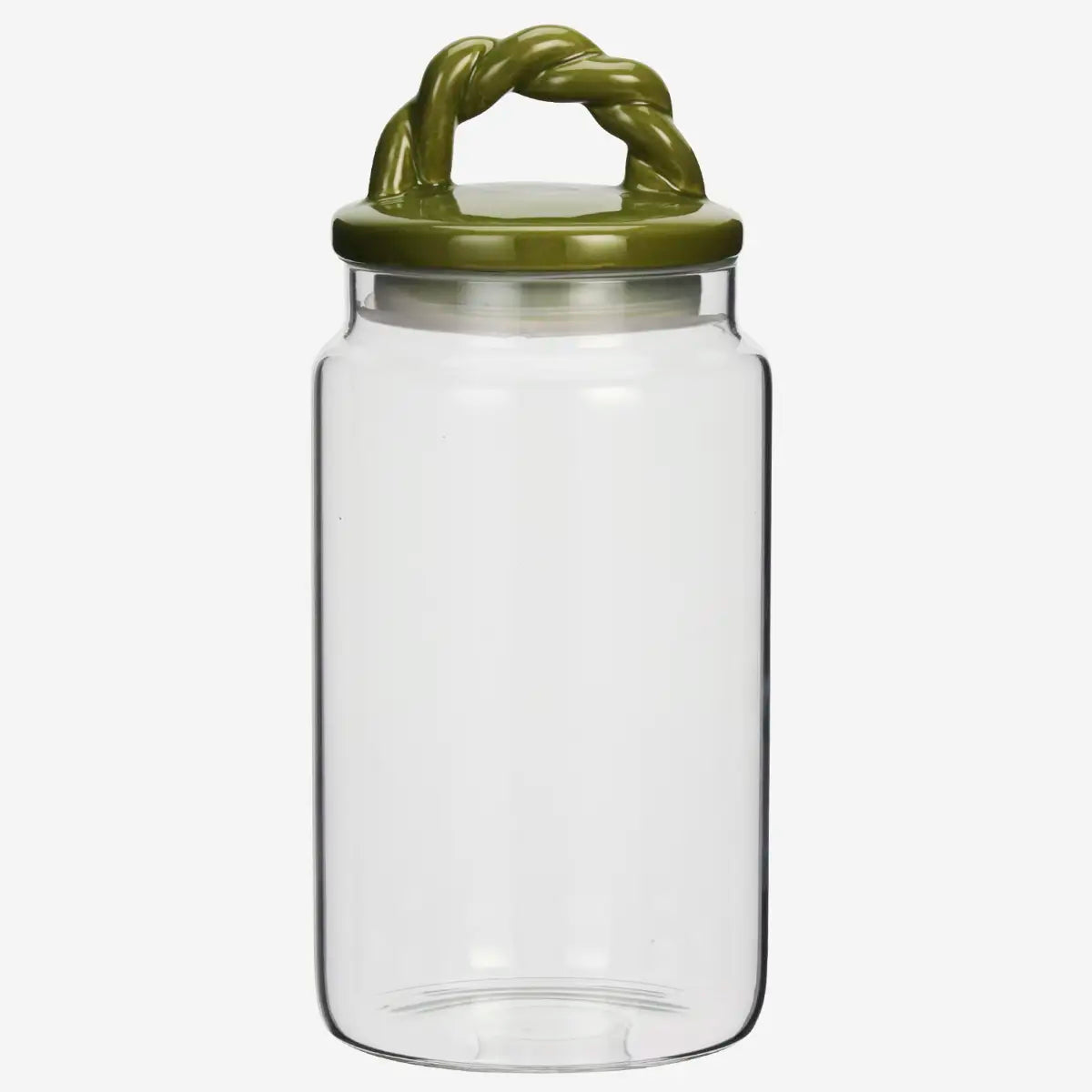 Glass Jar With Ceramic Lid - Large