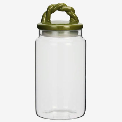 Glass Jar With Ceramic Lid - Large