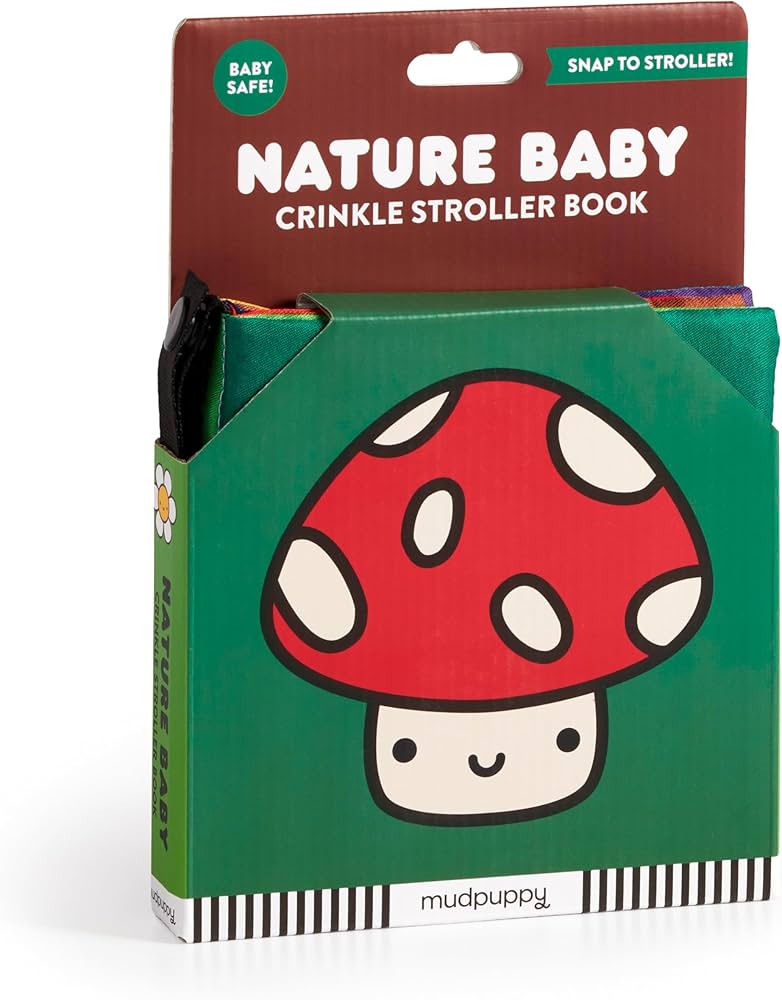 Nature Baby Crinkle Fabric Stroller Book