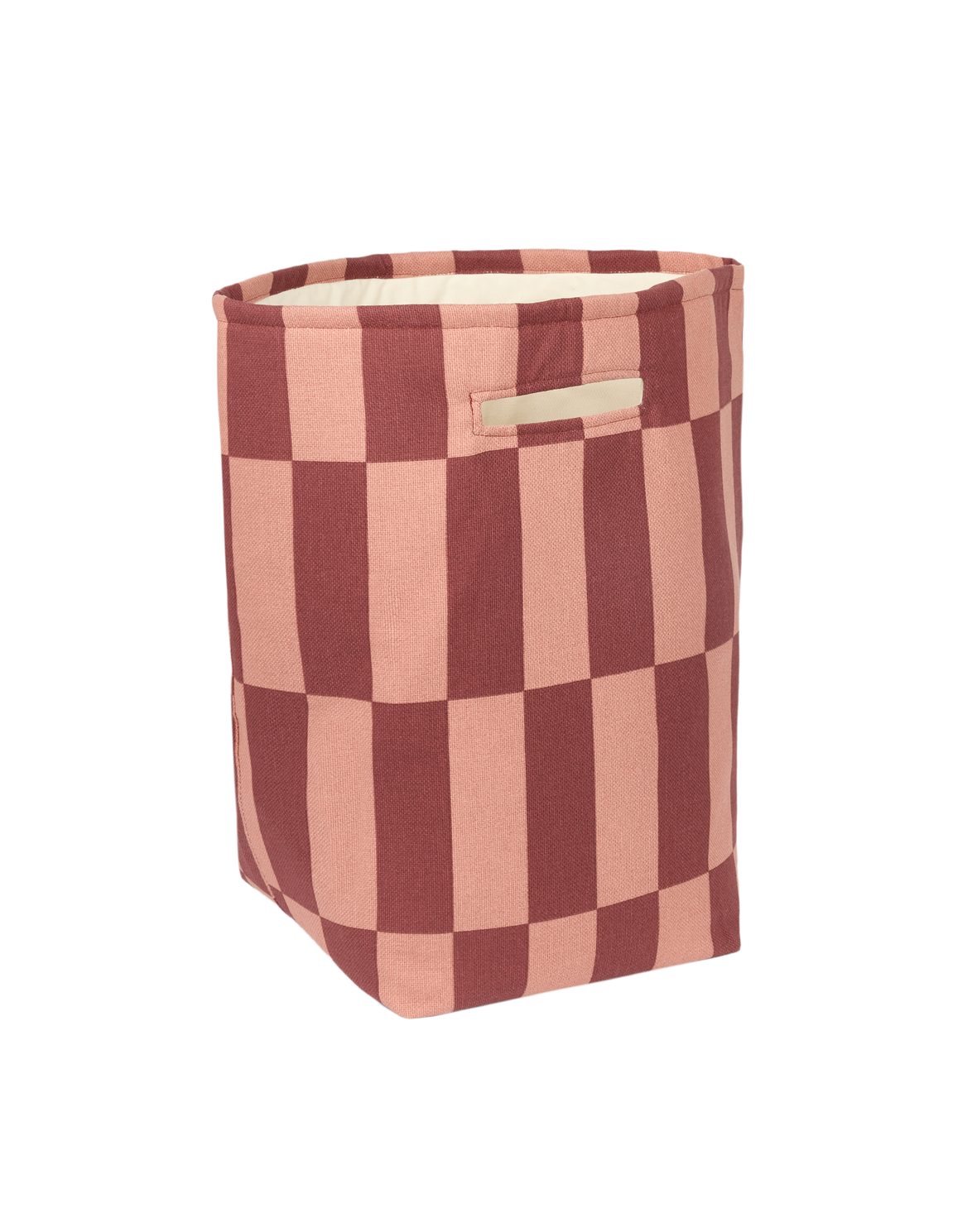 Large Storage Basket - Maroon Tiles