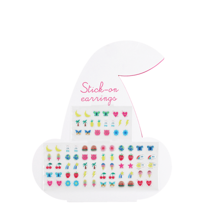 Stick On Earrings (40 pairs) - Cherry