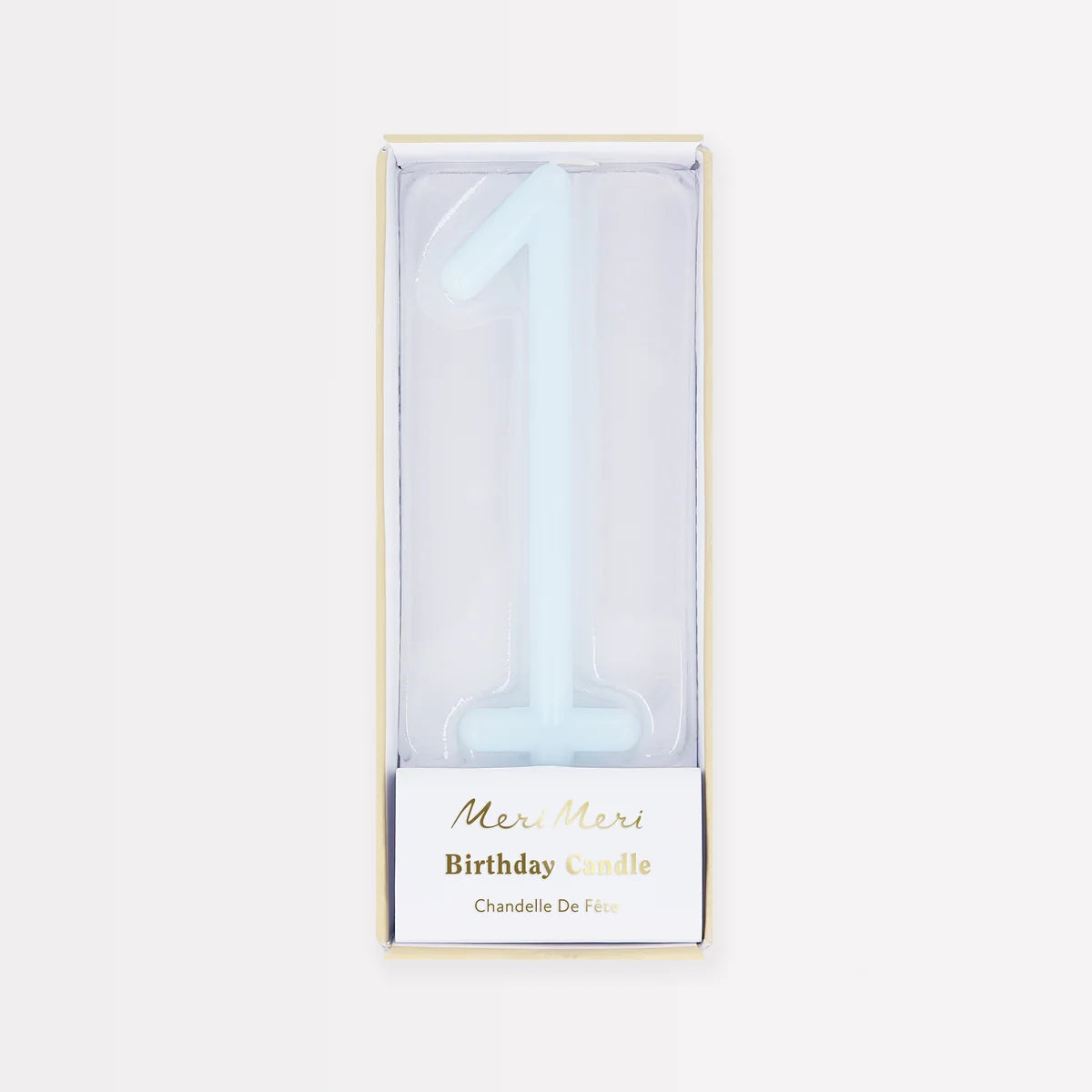 Slim Number 1  Candle