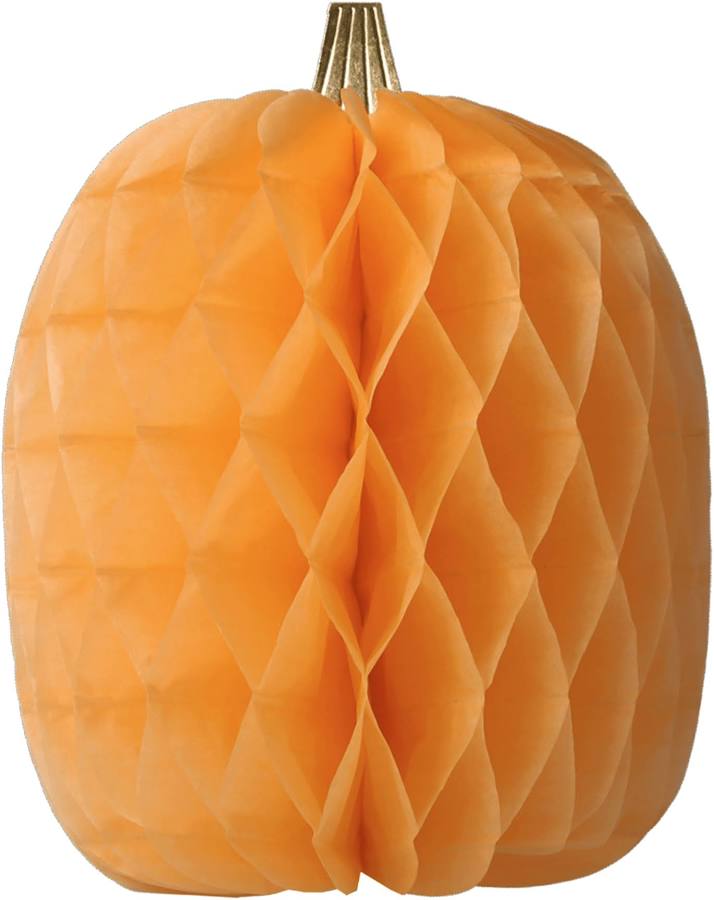 Pumpkin Honeycomb Decorations