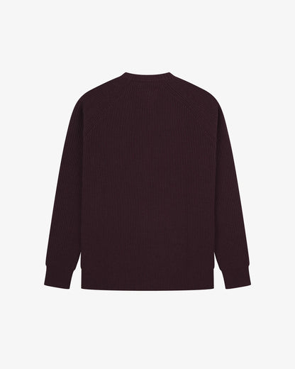 Crew Knit Jumper - Epsom Downx Red