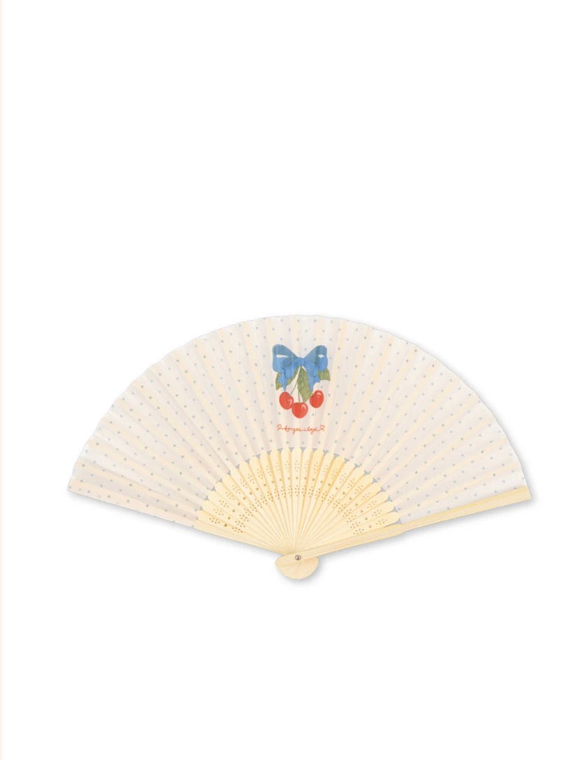 Printed Fan - Cherry