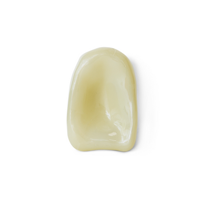 Glass Sculpture - Cream