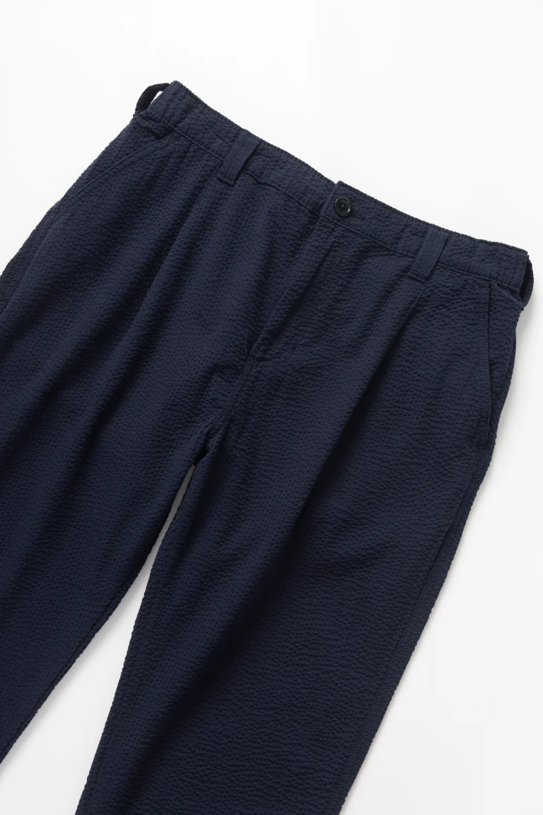 Seersucker Waiter Pants Navy