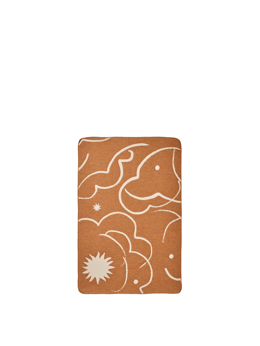 Skye Blanket - Sienna/ Parchment