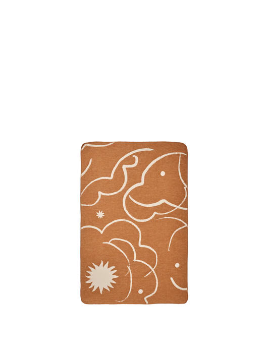 Skye Blanket - Sienna/ Parchment