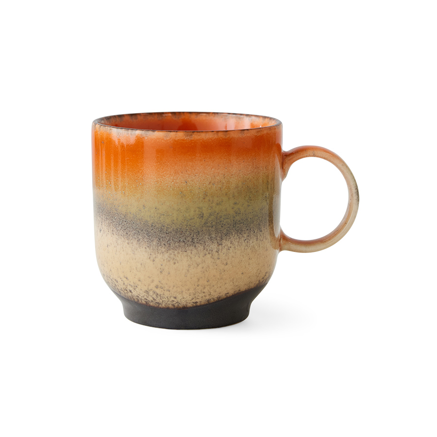 70s Ceramic Cafe Mug Single -  Robusta