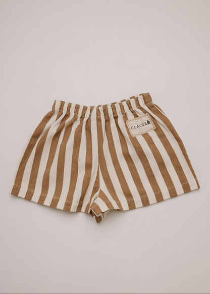Harper Hazelnut Stripe Shorts