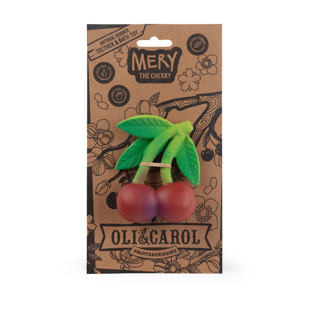 Mery the Cherry - Natural Baby Teether Oli&Carol