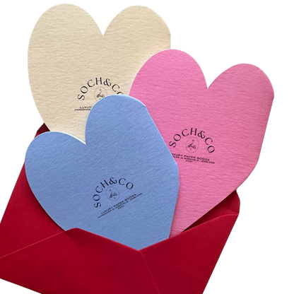 Happy Birthday cake heart card