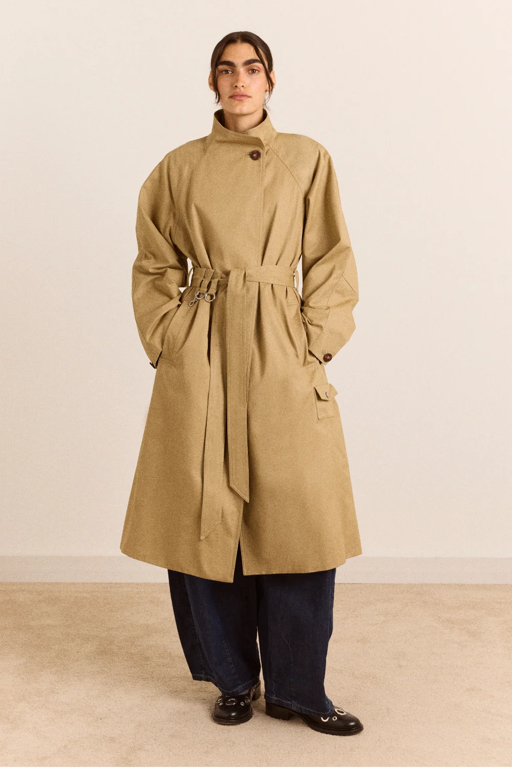 Jasmin Trench Coat - Tan