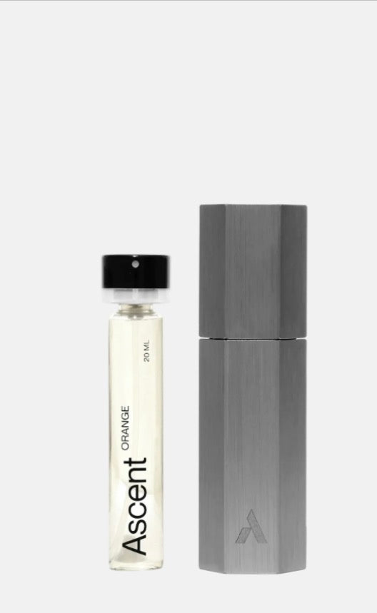Ascent Refillable Perfume Starter Pack - Grey / Orange