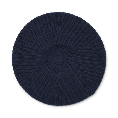 Borg Beret Hat - Classic Navy