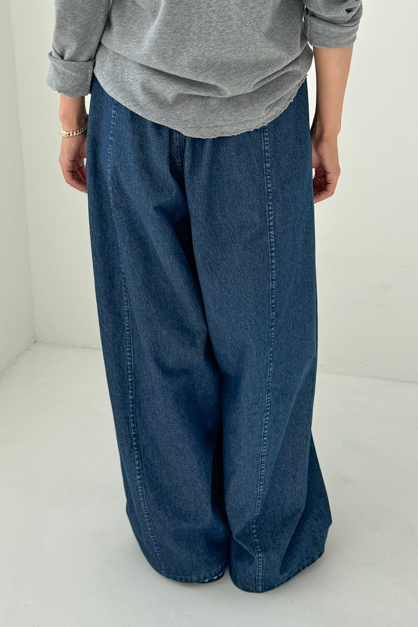 Parachute Pants - Denim Blue