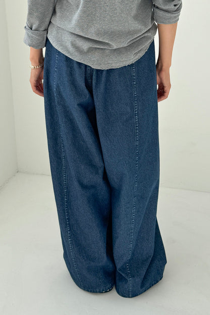 Parachute Pants - Denim Blue