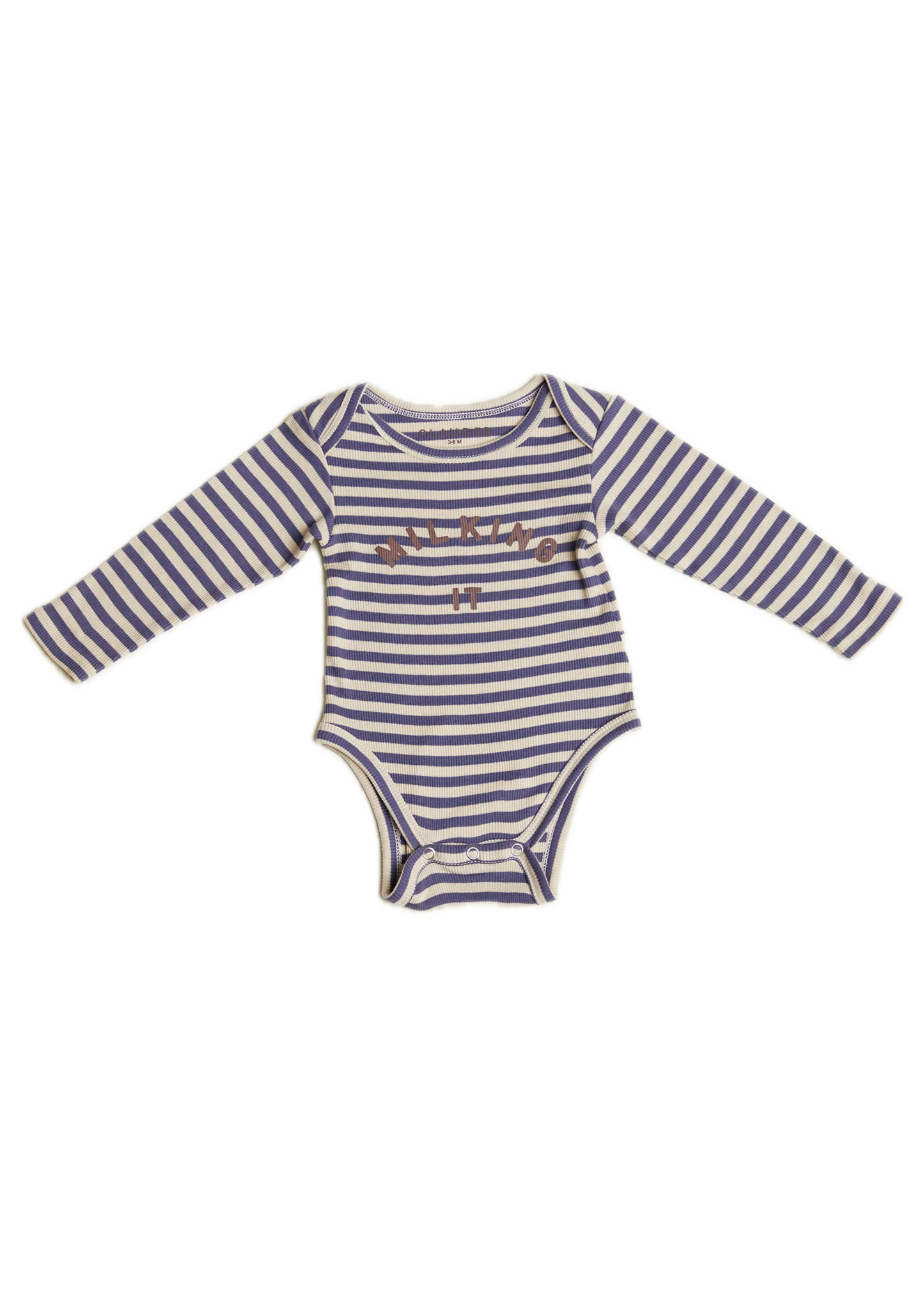 Milking It Stripe Bodysuit - Inky