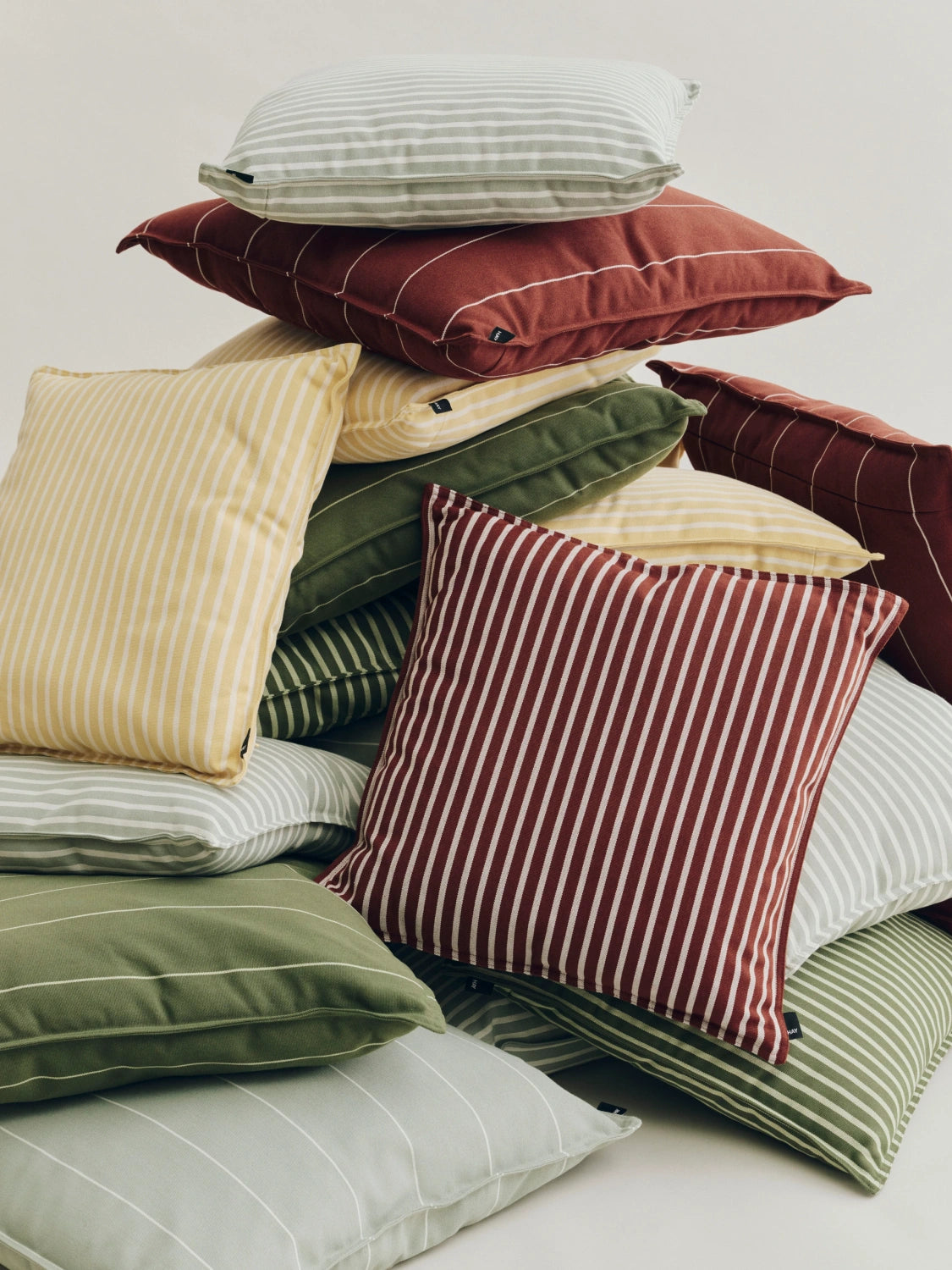 Terrazza Cushion 50x50 - Terracotta Bold Stripe
