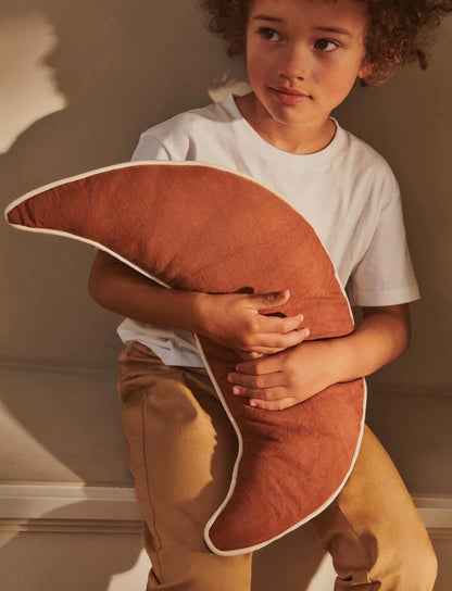 Moon Cushion - Brown Clay