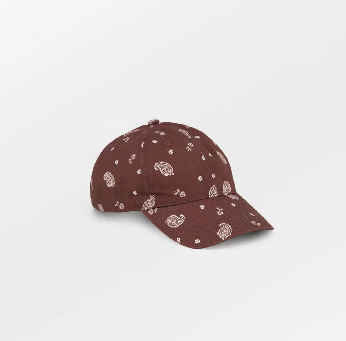 Bloom Paisley Cap - Chocolate Brown