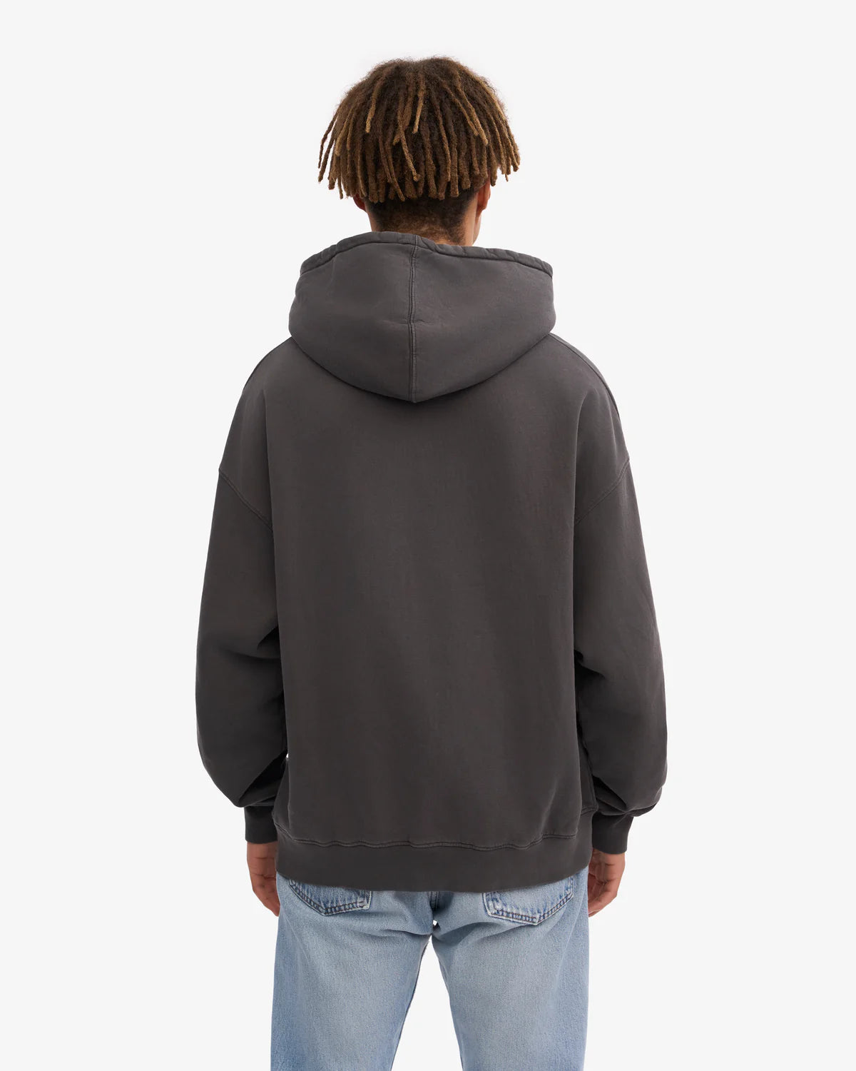 Organic Oversized Hoodie - Lava Grey