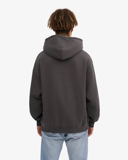 Organic Oversized Hoodie - Lava Grey