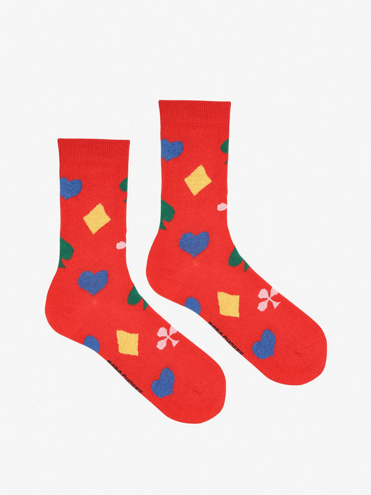 Card Game Short Socks