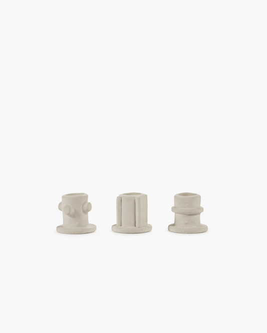 Candle Holder 01 Molly - Beige - Single