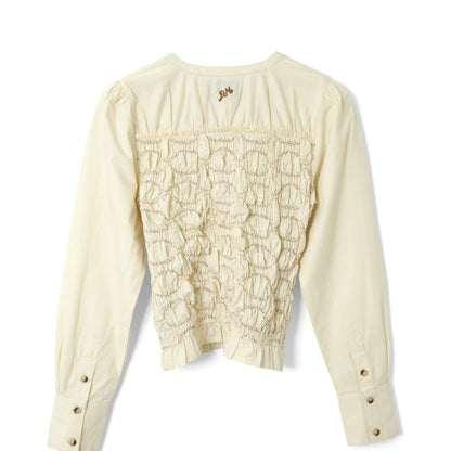 Elliana Smocked Cardi - Butter Smocked