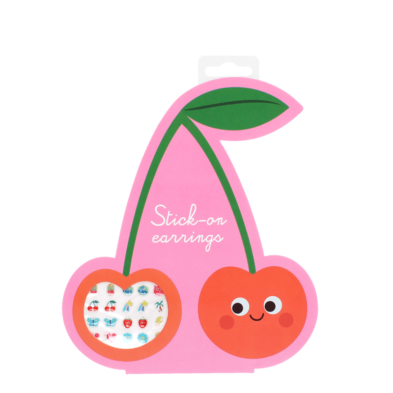 Stick On Earrings (40 pairs) - Cherry